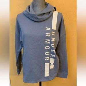 Under Armour Logo Pullover Women’s Cowl Hoodie Medium Nice!